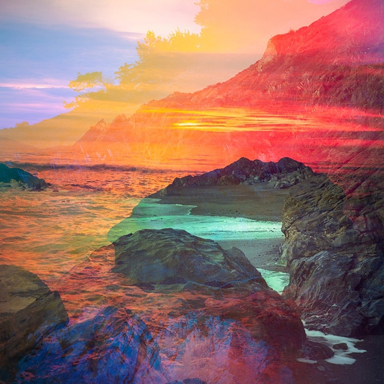 Terri Loewenthal, Red Rock Beach (Coast Miwok Land), 2025, Archival pigment print, 40 x 30 inches, 64 x 48 inches, Each edition of 3