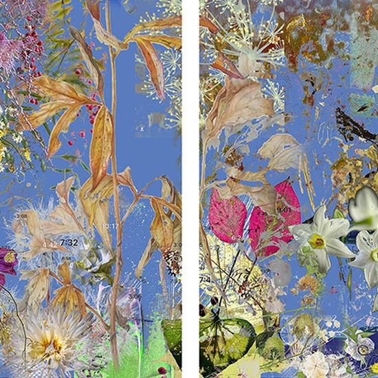(8890) Homage 8337 Diptych -- Irene Mamiye