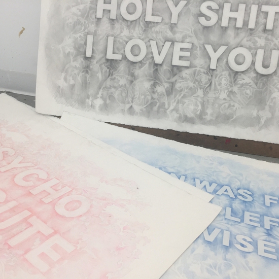 Amanda Manitach's studio