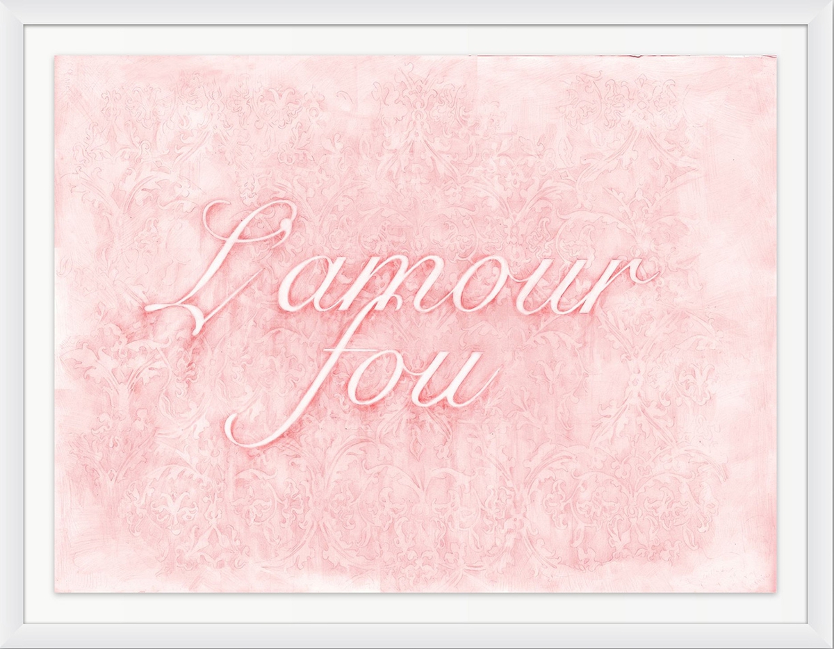 Amanda Manitach: L'amour Fou, 2021, Colored pencil on paper, 22.5 x 30.25 inches (framed dimensions: 26 x 33.75 x 1.75 inches)