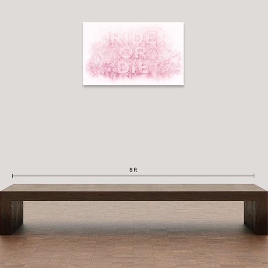 Mockup of "Ride Or Die" without frame
