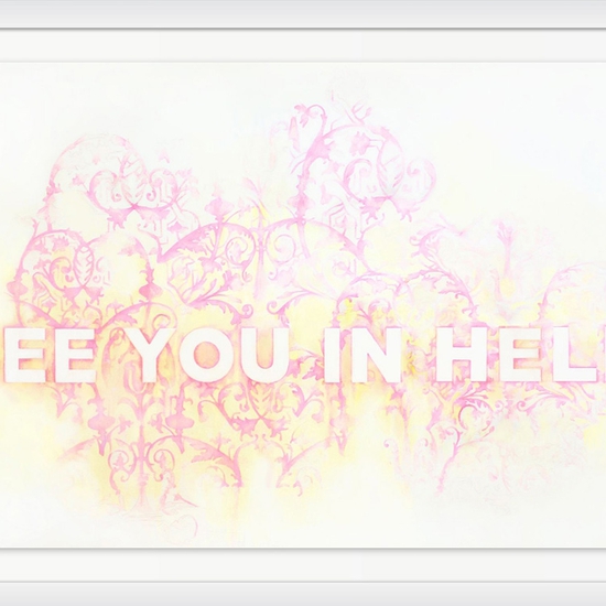 Amanda Manitach: See You In Hell, Colored pencil on paper, 2017, 31 x 51.5 inches