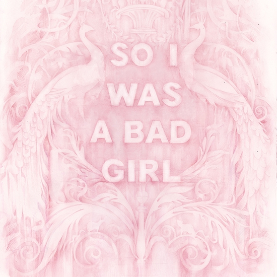 Amanda Manitach: So I Was a Bad Girl, 2019, Colored pencil on paper, 40 x 26 inches