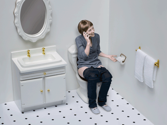 Margeaux Walter: Iphone Accident, 2011, 3-D Lenticular, 30 x 40 inches