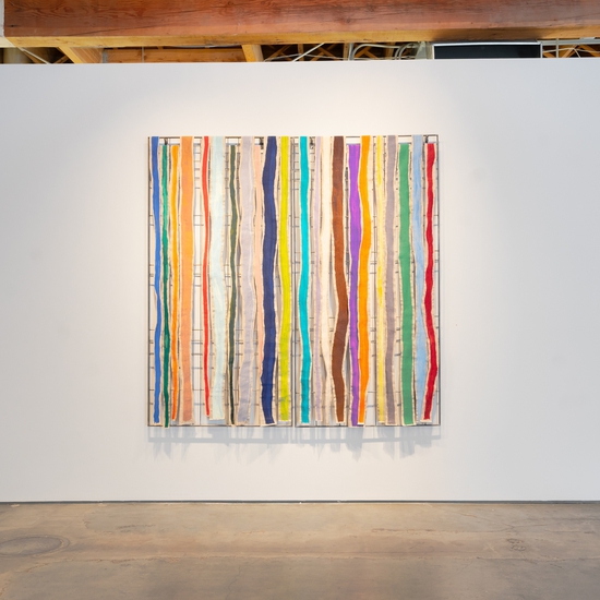 Installation view of Annie Morris' 2018 solo exhibition