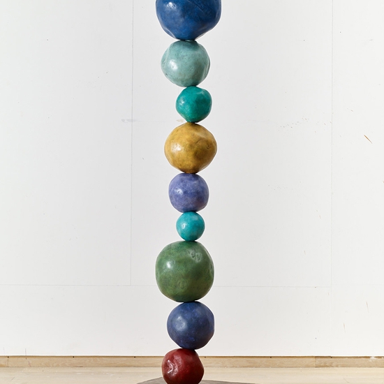 Annie Morris: Bronze Stack, 2015, Bronze, 84 x 25 x 25 inches, edition 1/3 (edition sold out)