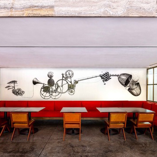 Ethan Murrow's 2018 installation at Dudell's cultural center and restaurant in Hong Kong
