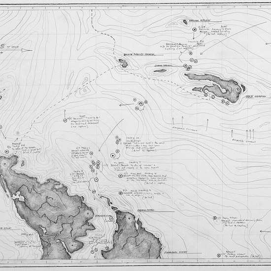 A Whale Sounding Map Submitted as Evidence During Peer Review