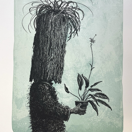 Ethan Murrow, Belief, 2025, 4 Color Lithograph from Stone, 13.5 x 9.5 inches, paper size 20.75 x 15.5 inches, Edition of 80