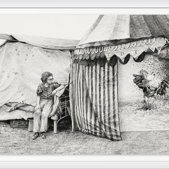 Ethan Murrow: Everything A Contradiction, 2017, Graphite on paper, 23.5 x 47.5 inches (Frame size: 28.5 x 52.5 x 2.25 inches)