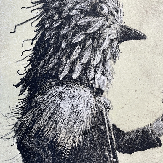Detail of 'Hunch'