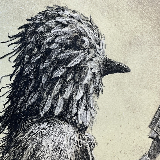 Detail of 'Hunch'