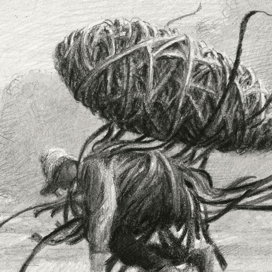 Detail of "Magpie's Apprentice"
