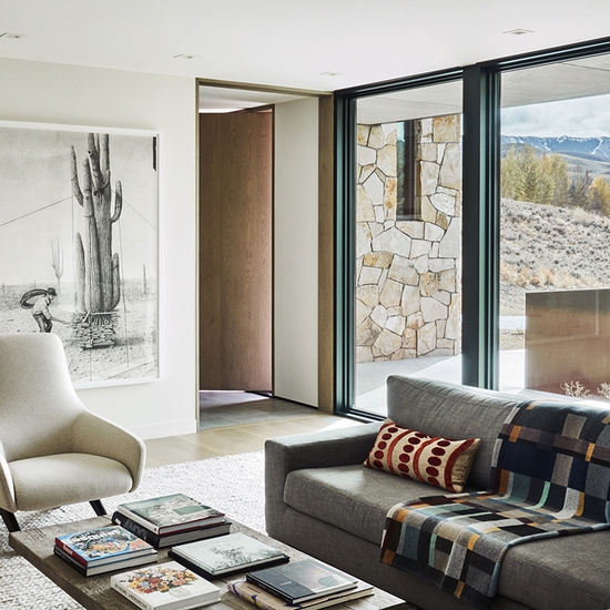 Ethan Murrow's drawing in a private residence. Photo by Douglas Friedman