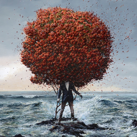 Ethan Murrow: The Mainland, 2021, High flow acrylic on mounted board, 60 x 72 inches