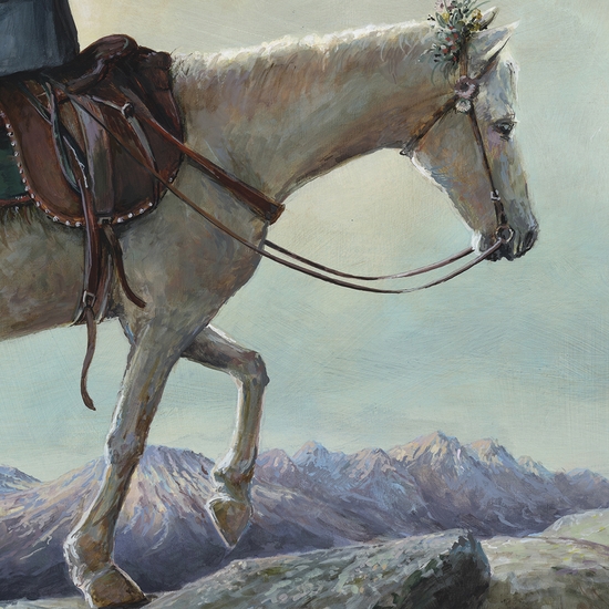 Detail of 'The Crested Lark'
