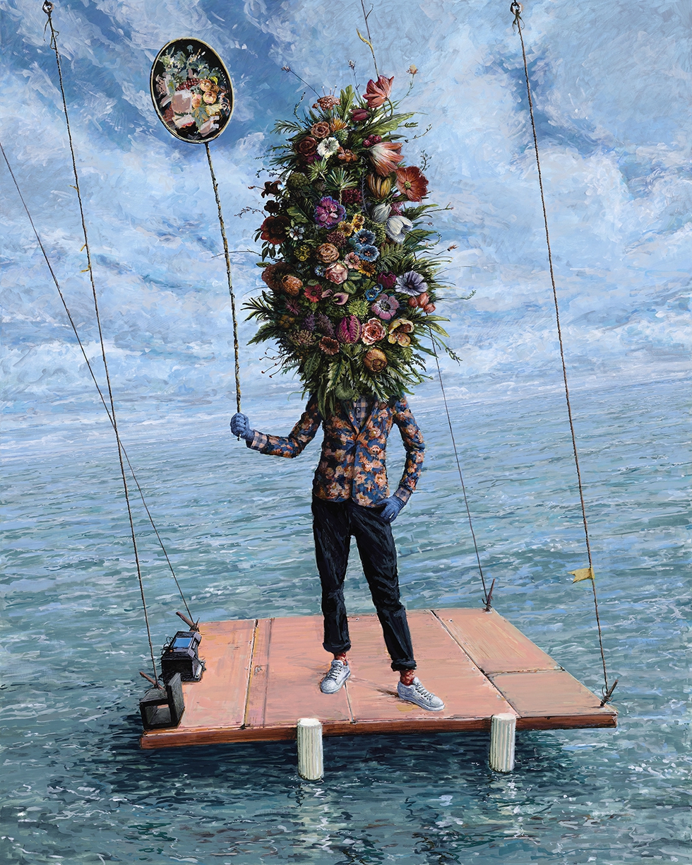 Ethan Murrow: The Cultivar, 2021, High flow acrylic on mounted board, 60 x 48 inches