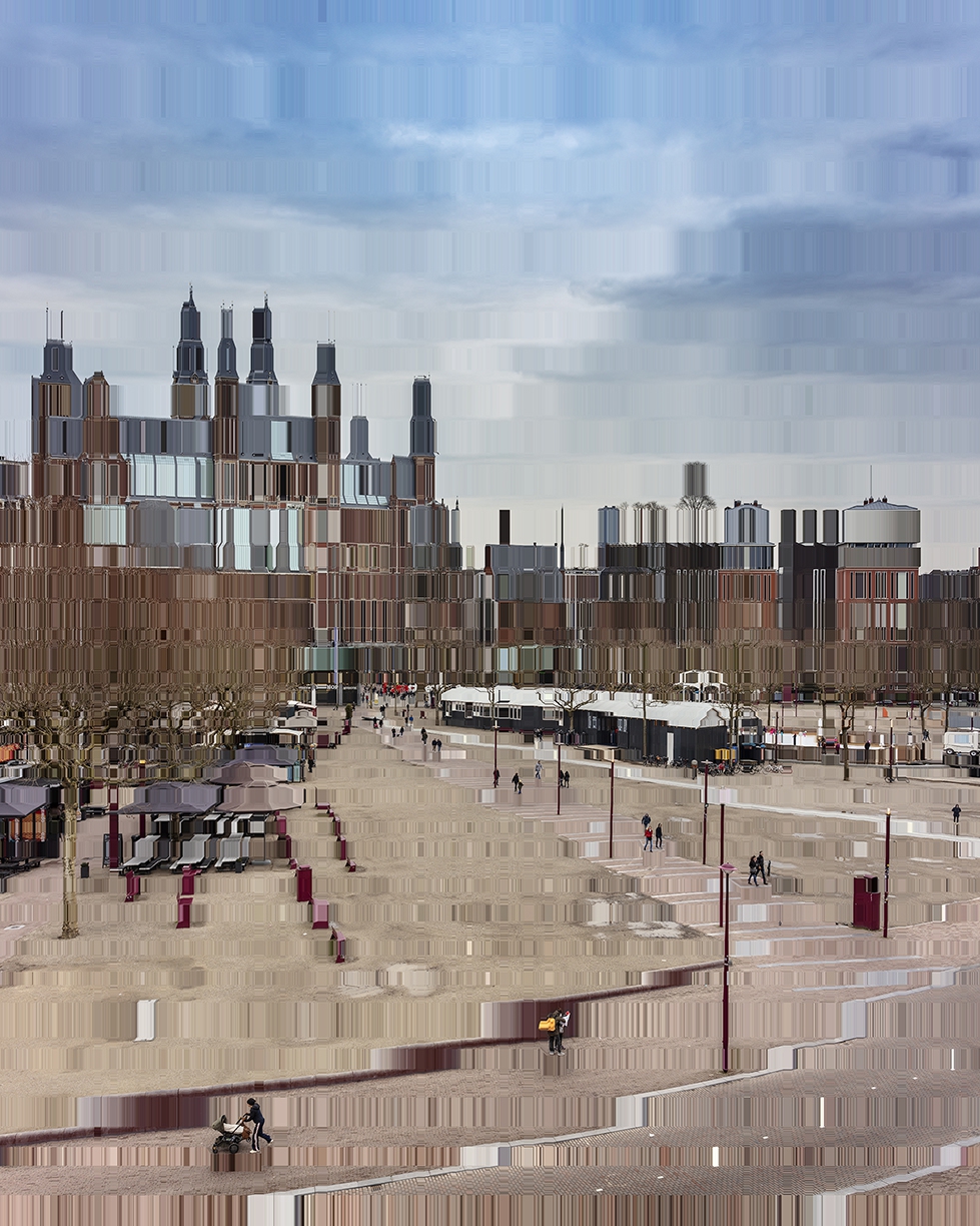 Asaf Gam Hacohen: Museumplein - Amsterdam, 2020, Archival print, edition of 5 + 2AP, 50 x 40 and 72.5 x 58 inches