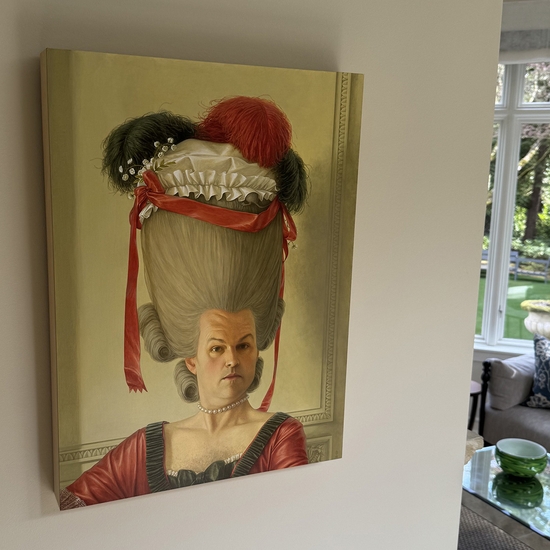 Installation of 'La Passagére' in a private residence