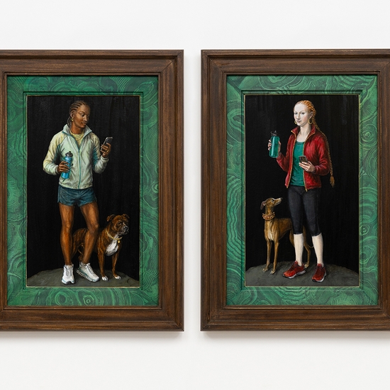 Claire Partington, 'Cranach Man' & 'Cranach Woman'