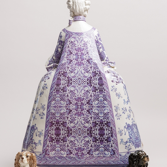 Claire Partington: Venus, 2019, Glazed ceramic and mixed media, 27 x 18 x 17.5 inches