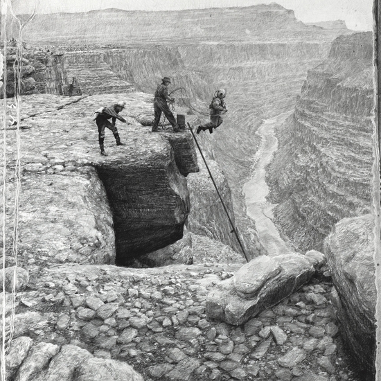 Ethan Murrow, Pell Mell graphite on paper, artwork, drawing, pencil, Winston Wachter, Seattle
