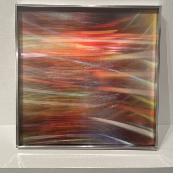 Maja Petric: Vespers to Sun, 2021, Framed lenticular print, Edition 5/5, 20.25 x 20.25 x 1.25 inches (framed)
