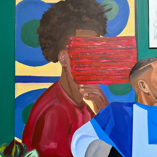 Detail of 'As I Sit'