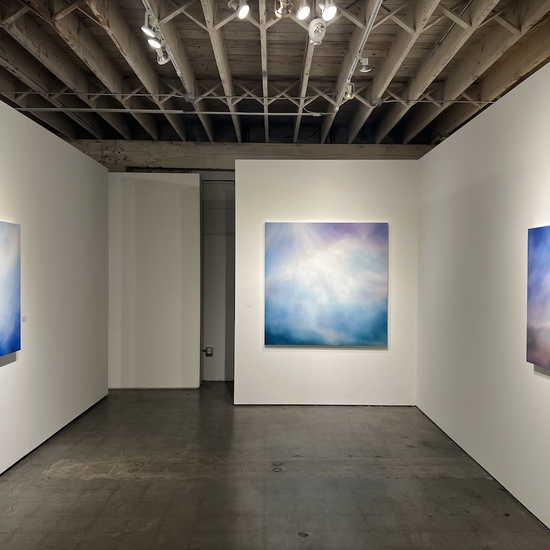 Installation in Tracy Rocca's 2024 solo exhibition