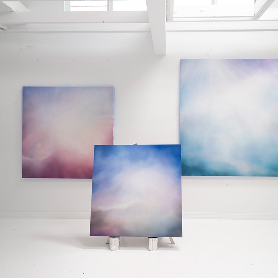 Installation at Tracy Rocca's studio