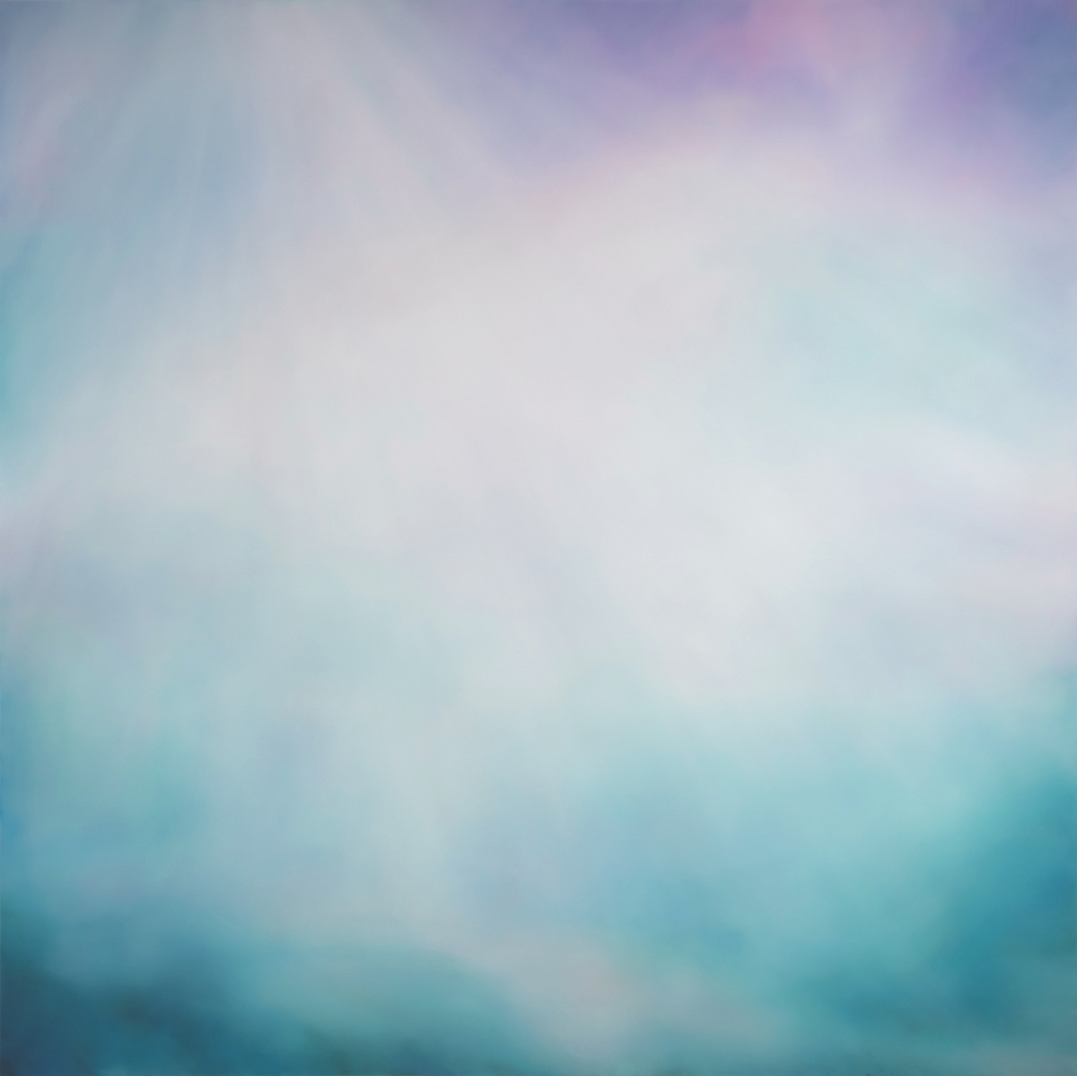 Tracy Rocca: Flood 1, 2024, Oil on polyester over panel, 60 x 60 x 2 inches