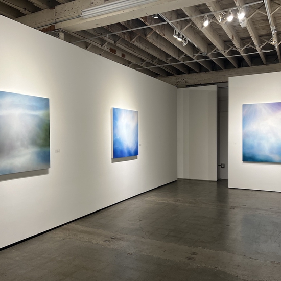 Installation in Tracy Rocca's 2024 solo exhibition