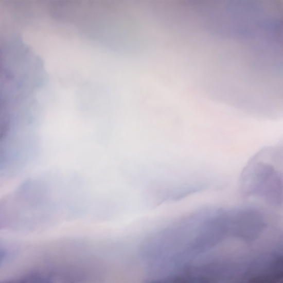 Tracy Rocca: Storm 1, 2024, Oil on polyester over panel, 24 x 24 x 2 inches
