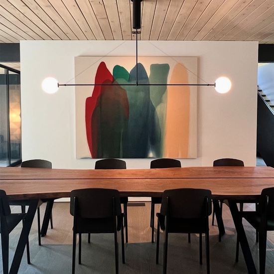 Marcel Rozek installation at a private residence