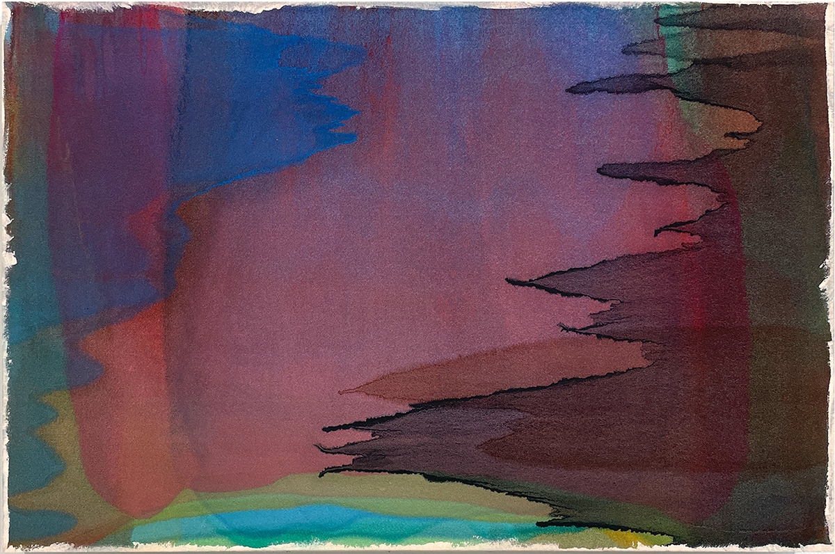 Marcel Rozek, As a Friend, 2025, Oil and latex on canvas, 24 x 36 x 1.5 inches