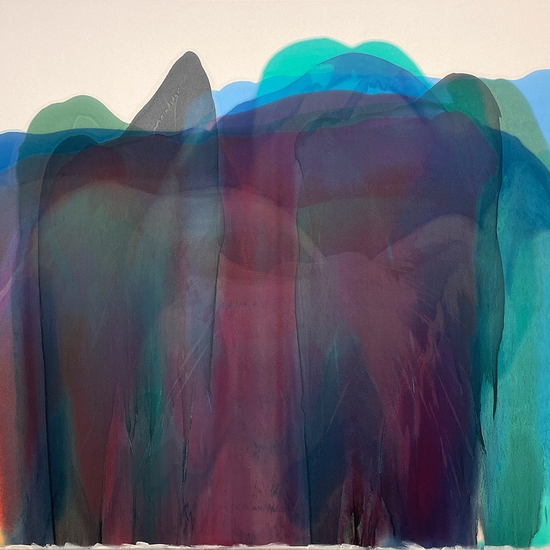 SOLD Marcel Rozek, Chapel, 2025, Oil and latex on canvas, 64 x 72 x 1.5 inches