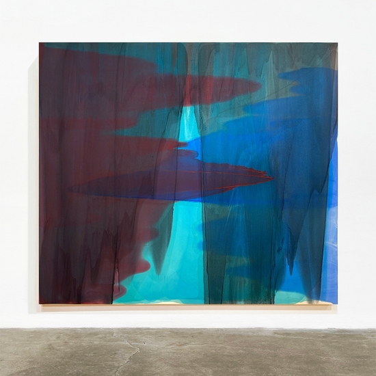 Marcel Rozek, Envelope, 2025, Oil on canvas, 78 x 88 x 1 inches