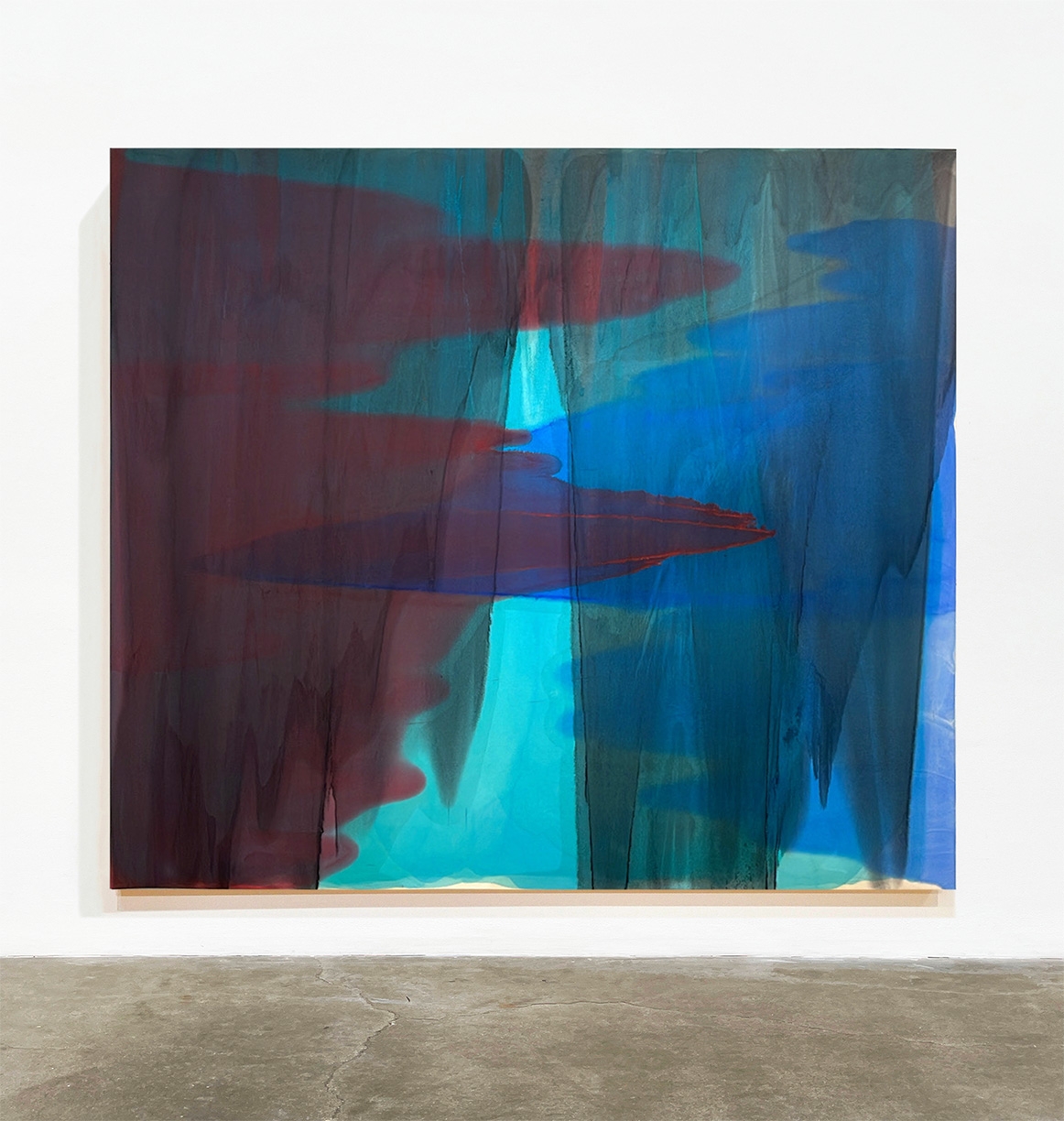 Marcel Rozek, Envelope, 2025, Oil on canvas, 78 x 88 x 1 inches