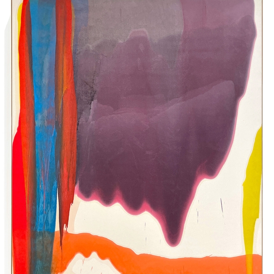 Marcel Rozek, First Take, 2023, Oil on canvas, 88 x 77 x 1 inches