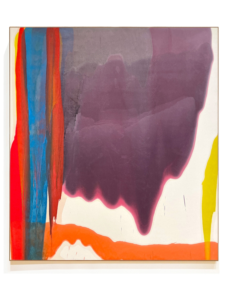 Marcel Rozek, First Take, 2023, Oil on canvas, 88 x 77 x 1 inches