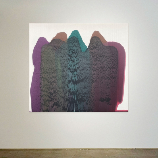 Marcel Rozek: Luster #2, 2023, Oil on canvas, 64 x 72 x 1.25 inches