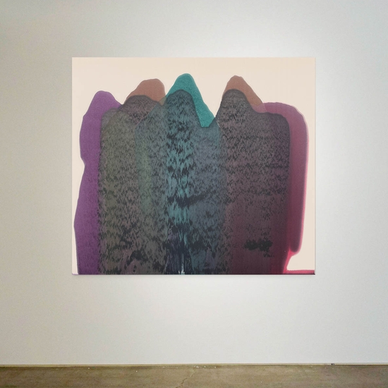 Marcel Rozek, Luster #2, 2023, Oil on canvas, 64 x 72 x 1.25 inches