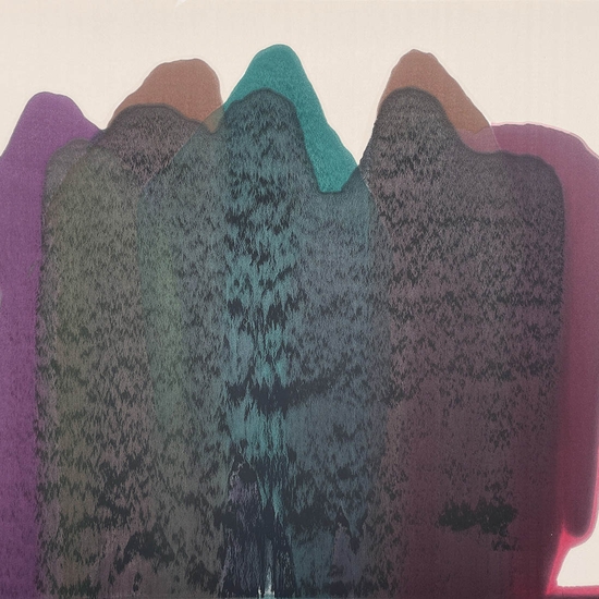 Marcel Rozek, Luster #2, 2023, Oil on canvas, 64 x 72 x 1.25 inches