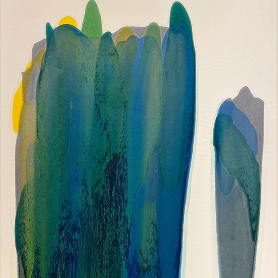 Marcel Rozek: Medley #3, 2023, Oil on canvas, 72 x 64 x 1.25 inches