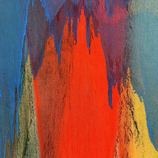 Detail of 'Mess of Blues'