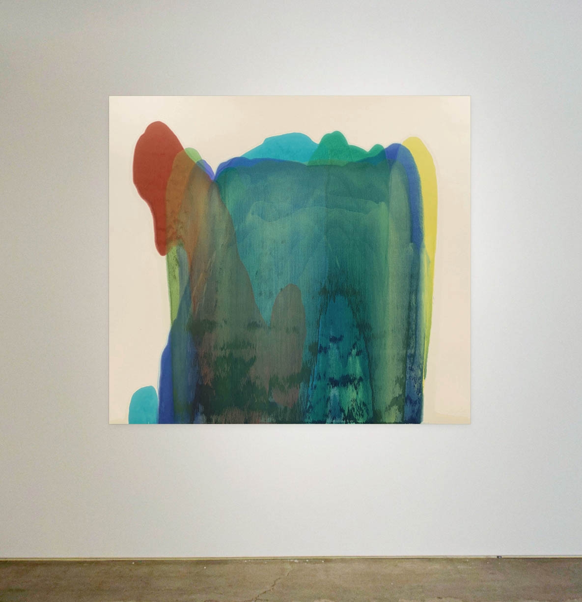 Marcel Rozek, Module #4, 2023, Oil on canvas, 64.75 x 72 x 2 inches