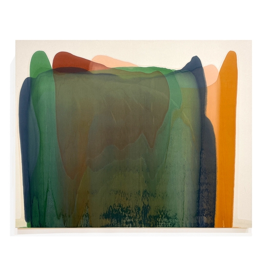 Marcel Rozek, Module #13, 2025, Oil on canvas, 60 x 72 x 1 inches