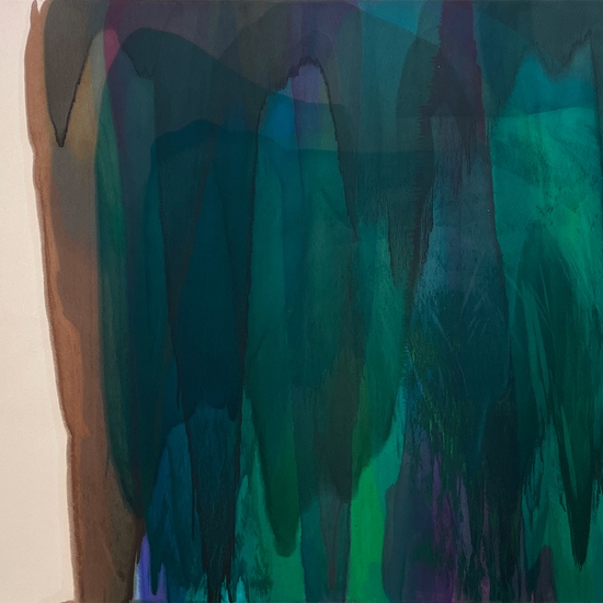 Marcel Rozek, P2, 2025, Oil on canvas, 66 x 72 x 1 inches