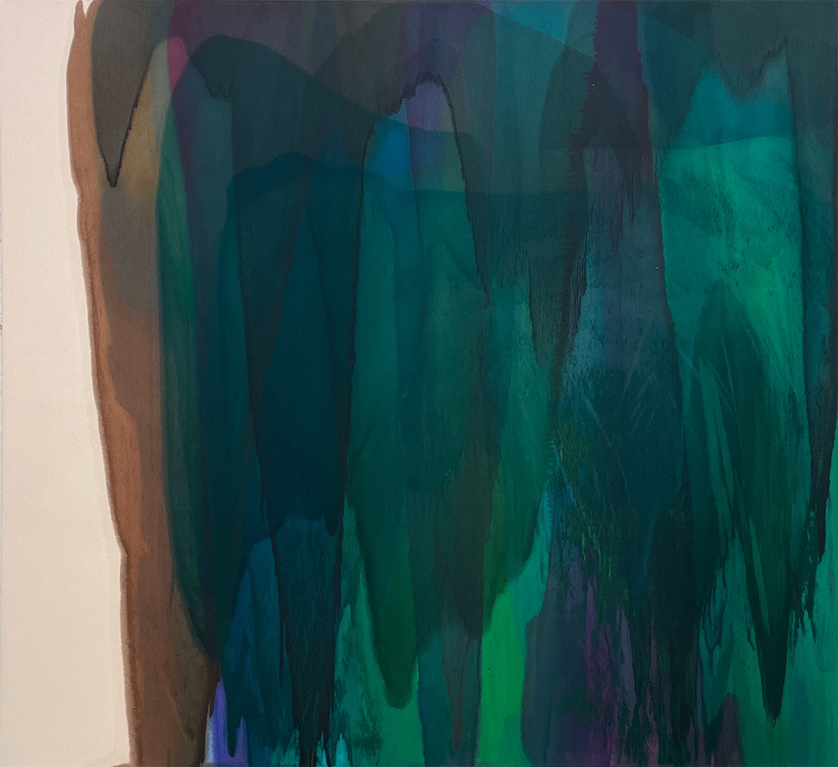 Marcel Rozek, P2, 2025, Oil on canvas, 66 x 72 x 1 inches
