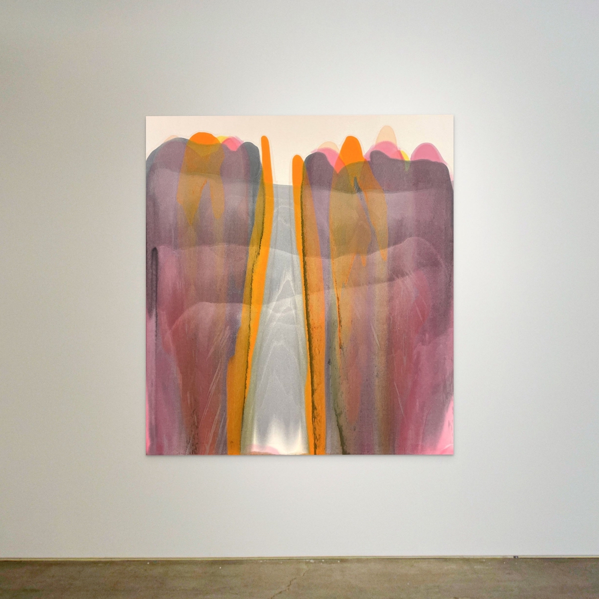 Marcel Rozek: Stages, 2023, Oil on canvas, 68 x 61 x 1.25 inches